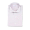 Checked White, Burgundy and Navy Shirt