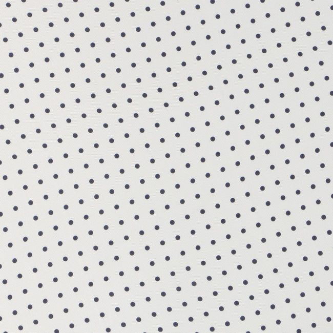Dots White Silk Pocket Square