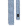Tie - Bicolor Knitted Silk Square Cut