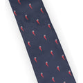 Tie - Lucky Horns Embroidered Silk 