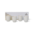 Teacup - NIPPON WHITE Set For 4 Porcelain 