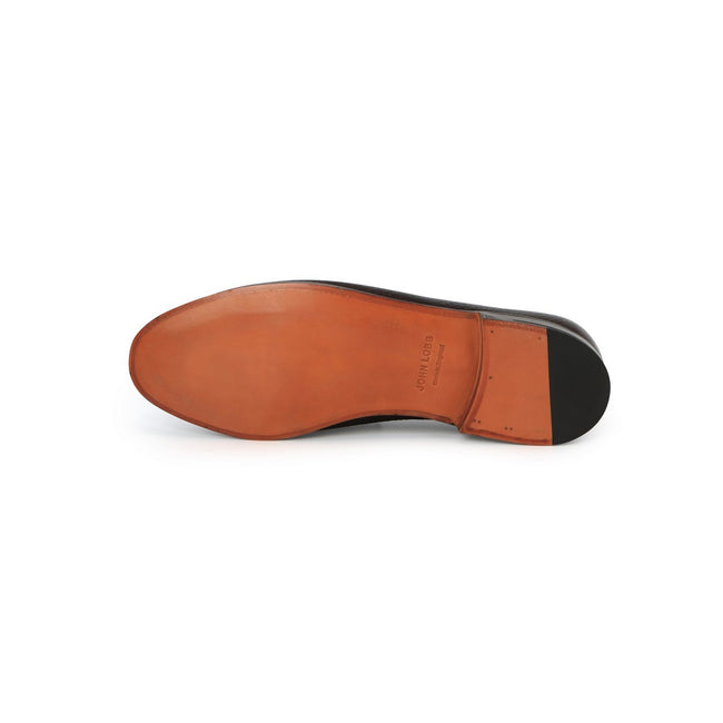 Loafers - LOPEZ Moorland Grained Leather & Single Leather Soles Apron