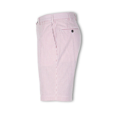 Bermuda Shorts - Striped Seersucker Cotton 