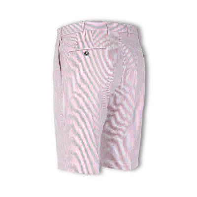 Bermuda Shorts - Striped Seersucker Cotton 