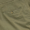 Bobby Safari Green Raso Stretch Vintage Pants
