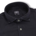 Polo Shirt - Frosted Cotton Long Sleeves 