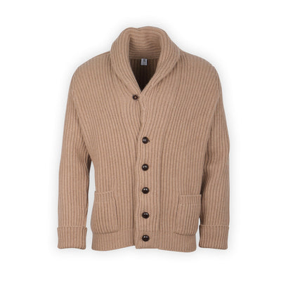 Cardigan - Cashmere Shawl Collar Buttoned 