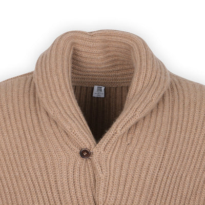 Cardigan - Cashmere Shawl Collar Buttoned 