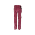 Pink Large Ribbed Corduroy Slim Pants