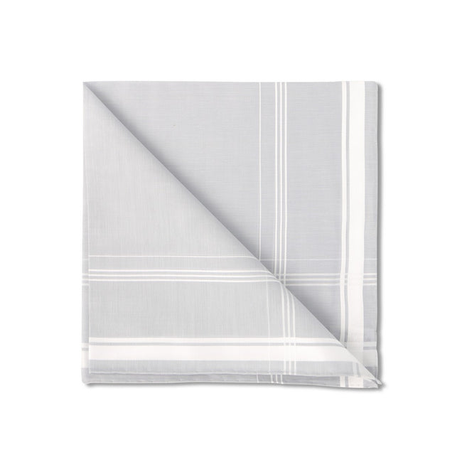 Pearl Grey 41cm Handkerchief