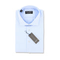 Plain Light Blue Poplin Slim Shirt