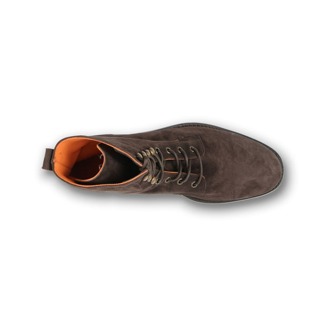 Boots - MILANO Cashmere, Suede & Rubber Soles Lace-Ups