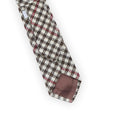 Tie - Checkered Wool Point Cut