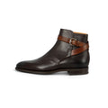 Boots - LAMBOURNE Grain Calf, Dark Oak Leather & Rubber Soles + Buckle