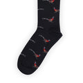 Socks - Pheasant Pattern Wool & Nylon Long