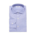 Shirt -" Fil A Fil "Cotton Single Cuff Italian Collar