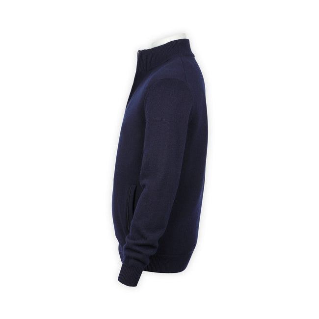 Cardigan - Cashmere With Removable Inner Fur-Lined Zipped