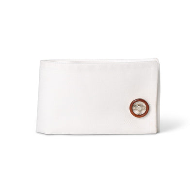 Cufflinks - Ying Yang Sterling Silver, Ebony Wood & Ivory 