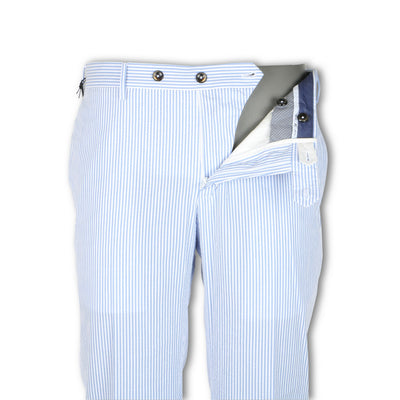 Pants - Striped Seersucker Cotton 