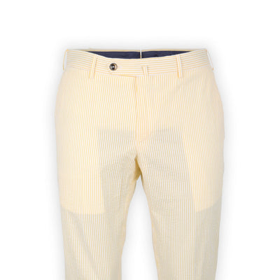 Pants - Striped Seersucker Cotton 
