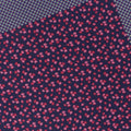 Pocket Square - Flowers Pattern Silk 