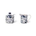 Set - Milk Jug, Sugar Bowl & Spoon FLORA JAPONICA Porcelain 