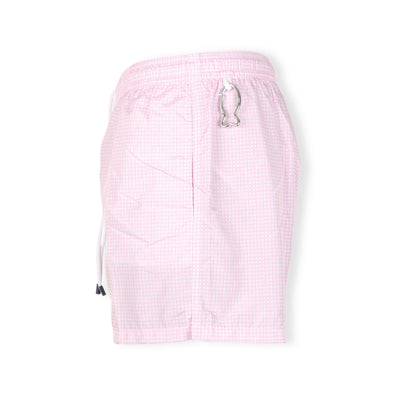Swim Shorts - Houndstooth Microfiber