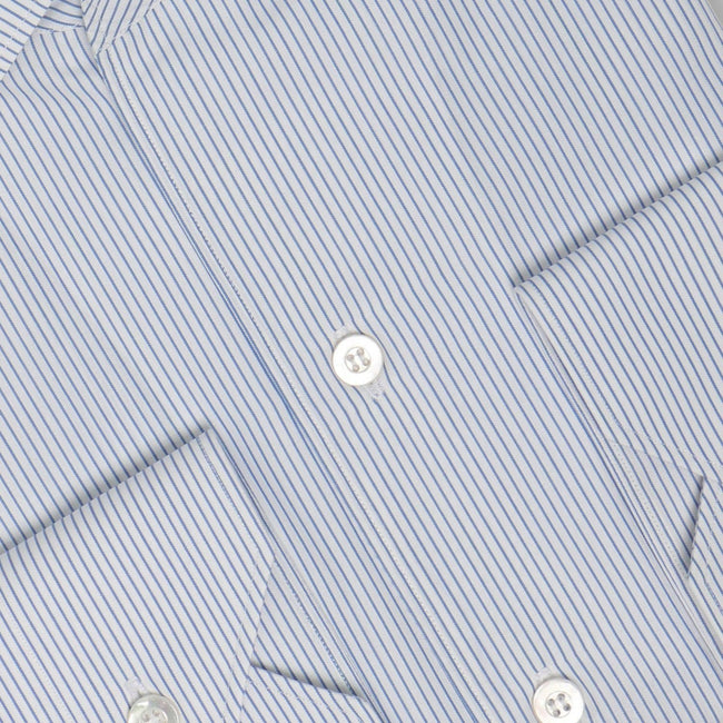 Shirt - CANNES Striped Cotton Single Cuff 