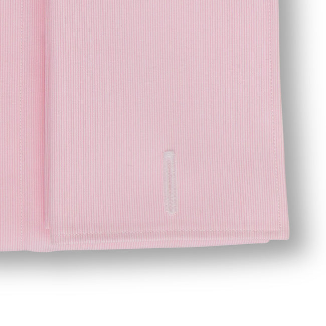 Shirt - MATTEO Prinstripe Pattern Cotton Double Cuff 