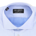 Plain Twill Light Blue Double Cuff Shirt
