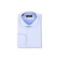 Plain Twill Light Blue Double Cuff Shirt