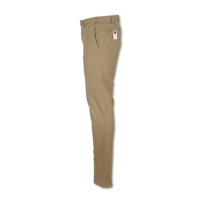 Beige Oxford Stretch Pants