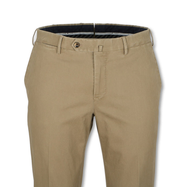 Beige Oxford Stretch Pants