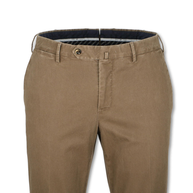 Taupe Oxford Stretch Pants
