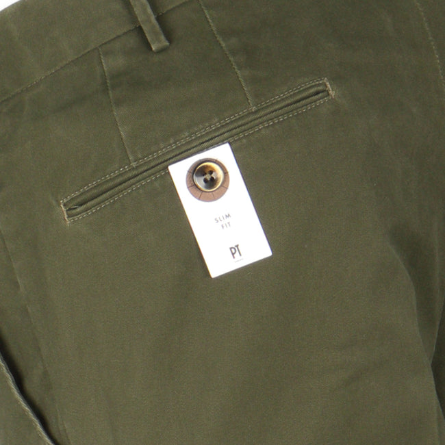 Khaki Oxford Stretch Pants