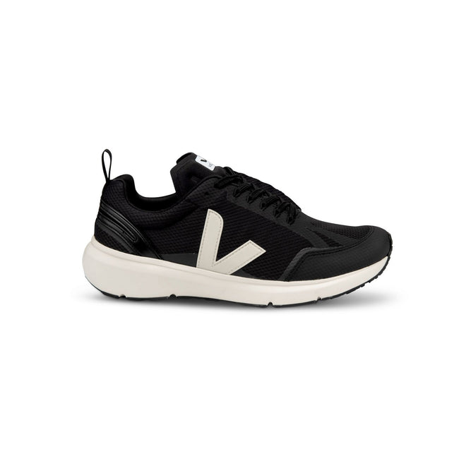 Sneakers - CONDOR 2 Alveomesh Black Pierre & Rubber, Rice Waste Soles + Lace-Ups