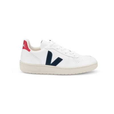 Sneakers - V-10 Nautico Pekin Leather & Rubber, Rice Waste Soles  + Lace-Ups